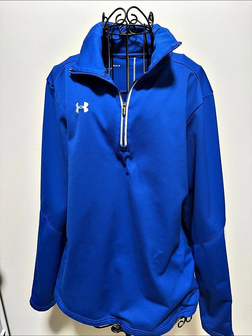 Under Armour Women’s  Team Tech 1/4 Zip Pullover Blue - Large